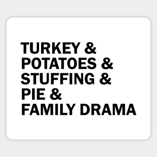 Thanksgiving diner Magnet